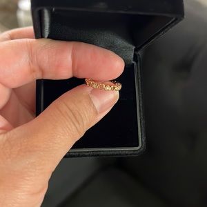 ✨18K SOLID GOLD✨ Heart Ring with Diamonds
